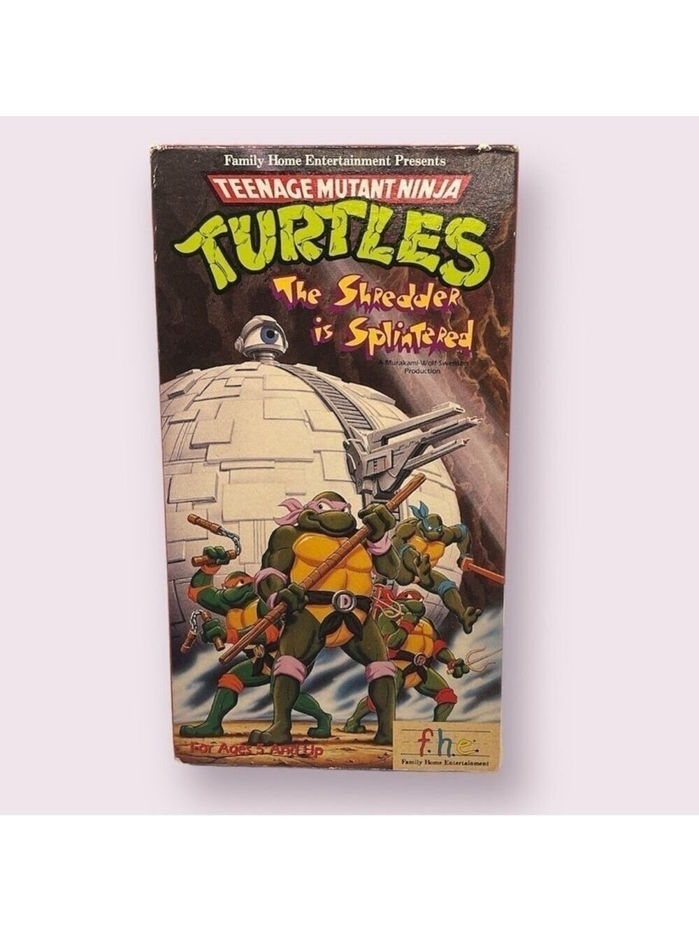 Teenage Mutant Ninja Turtles The Shredder is Splintered VHS